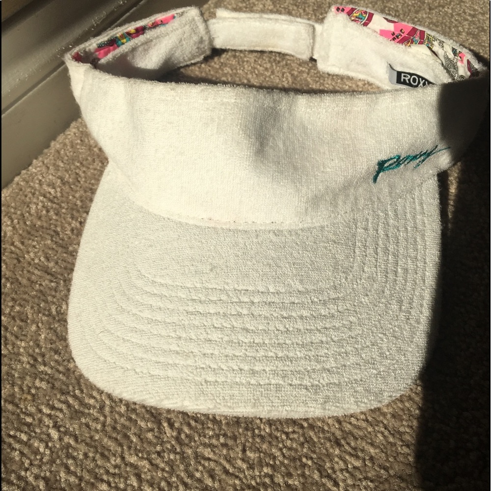 Roxy Surf Break White Visor Hat